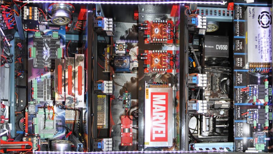 Image aménagement intérieur de pincab